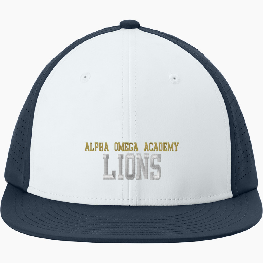 ALPHA OMEGA ACADEMY LIONS <span class="pdp-name-mascot">ALPHA OMEGA ACADEMY LIONS</span> Sport-Tek Pro-Cut Stretch-Tek Cap