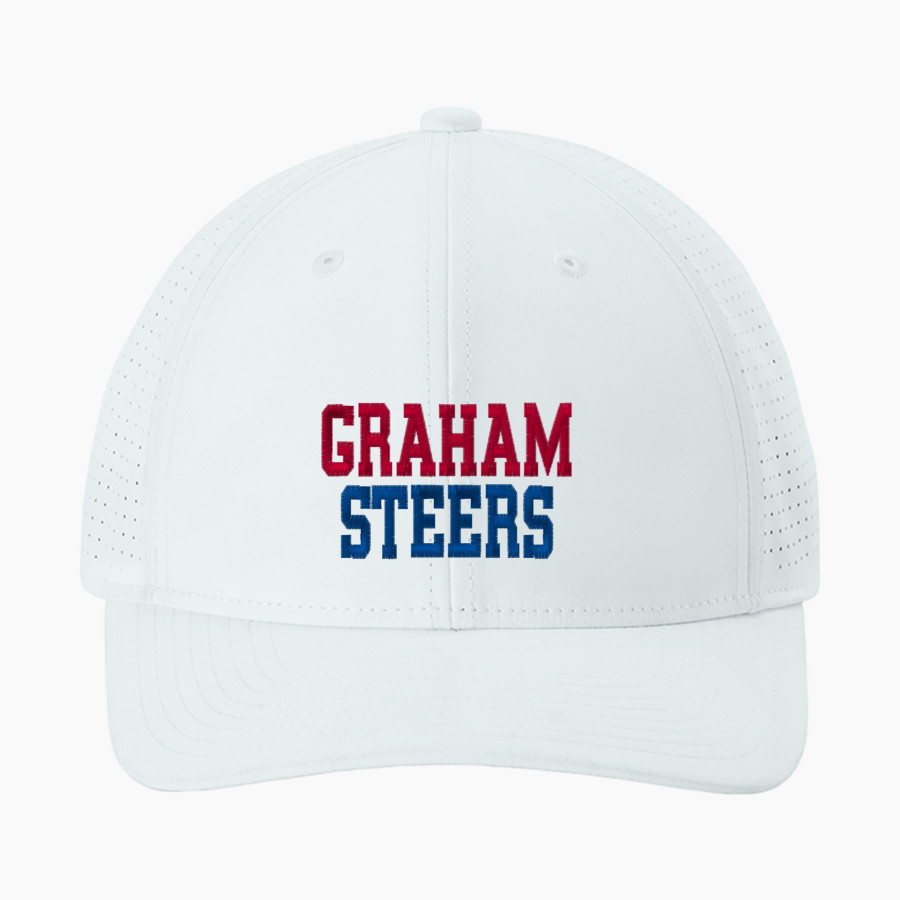 GRAHAM HIGH SCHOOL STEERS <span class="pdp-name-mascot">GRAHAM STEERS</span> Sport-Tek Pro-Cut Adjustable Cap
