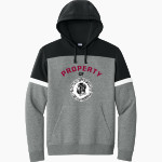 Roxbury Latin <span class="pdp-name-mascot">Roxbury Latin Foxes</span> Sport-Tek Men's Drive Fleece Colorblock Hoodie Front Thumbnail