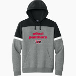 WILMOT UNION HIGH SCHOOL PANTHERS <span class="pdp-name-mascot">WILMOT PANTHERS</span> Sport-Tek Men's Drive Fleece Colorblock Hoodie Front Thumbnail
