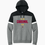 Fisher Cardinals <span class="pdp-name-mascot">Fisher Cardinals</span> Sport-Tek Men's Drive Fleece Colorblock Hoodie Front Thumbnail