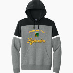 HARWOOD UNION HIGH SCHOOL HIGHLANDERS Sport-Tek Men's Drive Fleece Colorblock Hoodie Front Thumbnail