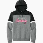 Central Decatur Cardinals Sport-Tek Men's Drive Fleece Colorblock Hoodie Front Thumbnail