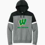 WEST DAVIDSON HIGH SCHOOL DRAGONS Sport-Tek Men's Drive Fleece Colorblock Hoodie Front Thumbnail
