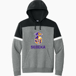SEBEKA HIGH SCHOOL Trojans Online Store <span class="pdp-name-mascot">SEBEKA TROJANS</span> Sport-Tek Men's Drive Fleece Colorblock Hoodie Front Thumbnail