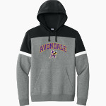 AVONDALE HIGH SCHOOL YELLOWJACKETS <span class="pdp-name-mascot">AVONDALE YELLOWJACKETS</span> Sport-Tek Men's Drive Fleece Colorblock Hoodie Front Thumbnail