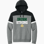 Notre Dame Irish <span class="pdp-name-mascot">Notre Dame Irish</span> Sport-Tek Men's Drive Fleece Colorblock Hoodie Front Thumbnail