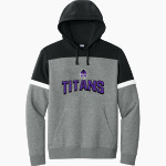 El Paso-Gridley Titans Sport-Tek Men's Drive Fleece Colorblock Hoodie Front Thumbnail