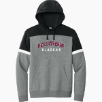 NEW Lutheran BLAZERS <span class="pdp-name-mascot">NORTHEASTERN WI LUTHERAN BLAZERS</span> Sport-Tek Men's Drive Fleece Colorblock Hoodie Front Thumbnail