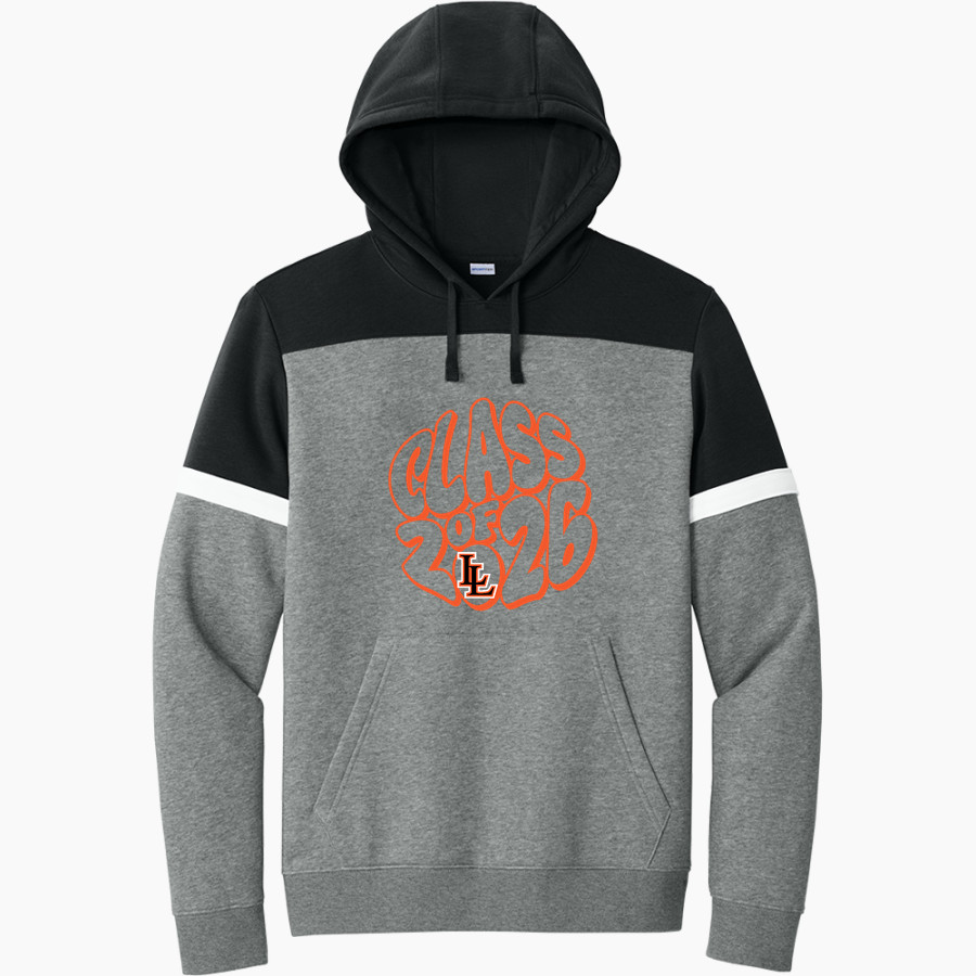 LINDSAY SCHOOL DISTRICT 9 LEOPARDS <span class="pdp-name-mascot">LINDSAY LEOPARDS</span> Sport-Tek Men's Drive Fleece Colorblock Hoodie