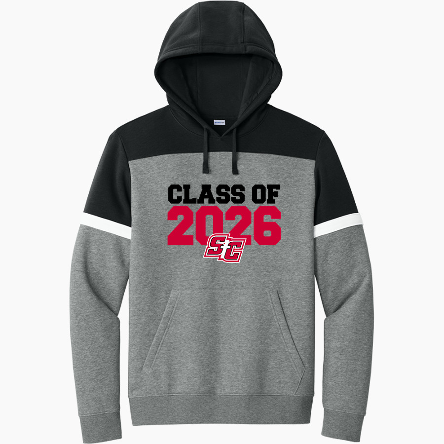 SANTIAM CHRISTIAN HIGH SCHOOL EAGLES Sport-Tek Men's Drive Fleece Colorblock Hoodie