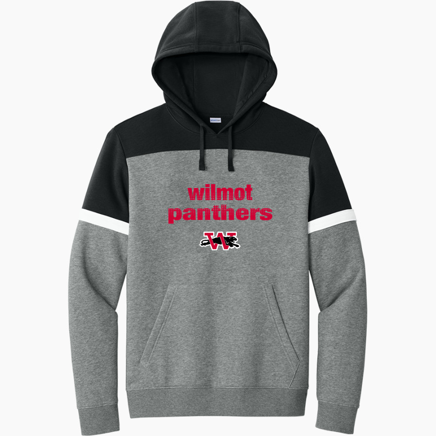 WILMOT UNION HIGH SCHOOL PANTHERS <span class="pdp-name-mascot">WILMOT PANTHERS</span> Sport-Tek Men's Drive Fleece Colorblock Hoodie