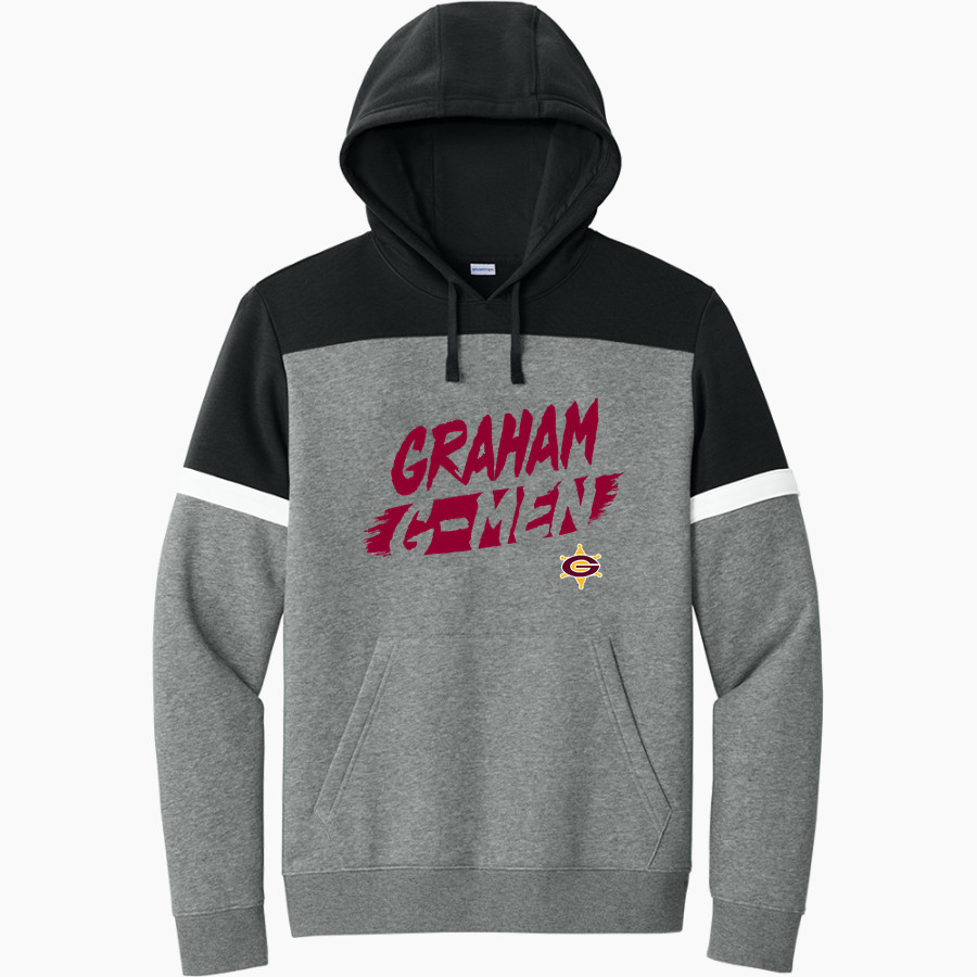 Graham G-men <span class="pdp-name-mascot">Graham G-men</span> Sport-Tek Men's Drive Fleece Colorblock Hoodie