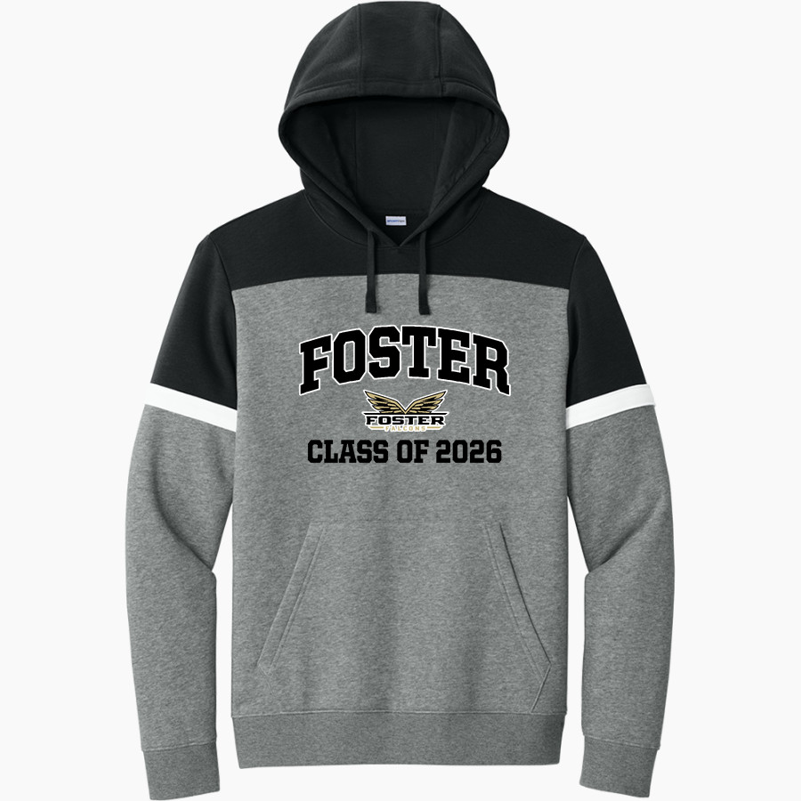 FOSTER HIGH SCHOOL FALCONS <span class="pdp-name-mascot">FOSTER FALCONS</span> Sport-Tek Men's Drive Fleece Colorblock Hoodie
