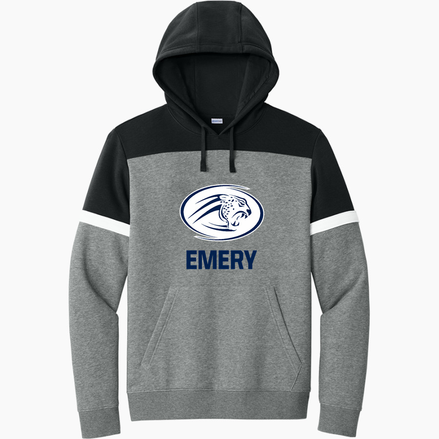 Emery Jaguars Sport-Tek Men's Drive Fleece Colorblock Hoodie