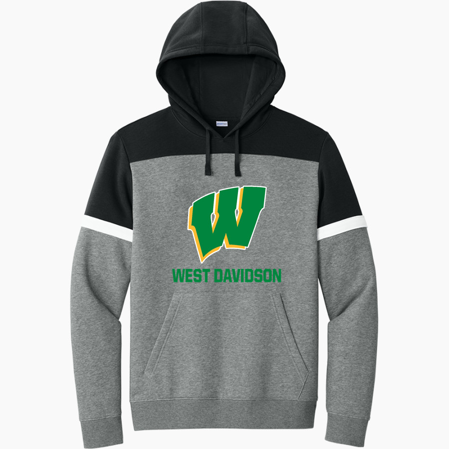 WEST DAVIDSON HIGH SCHOOL DRAGONS Sport-Tek Men's Drive Fleece Colorblock Hoodie