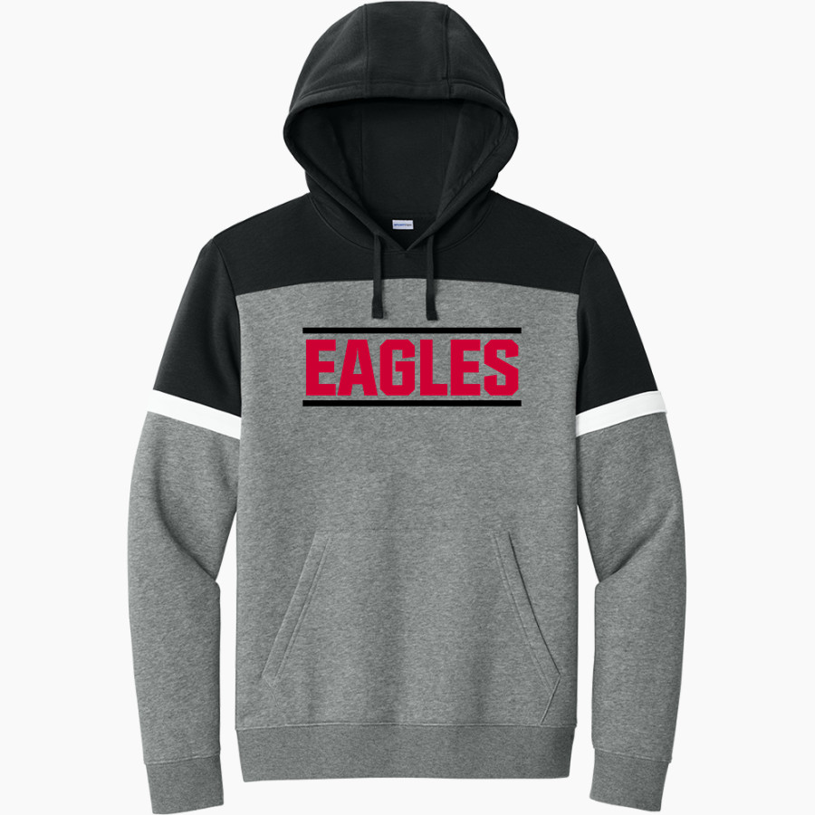 Jupiter Christian Eagles Sport-Tek Men's Drive Fleece Colorblock Hoodie