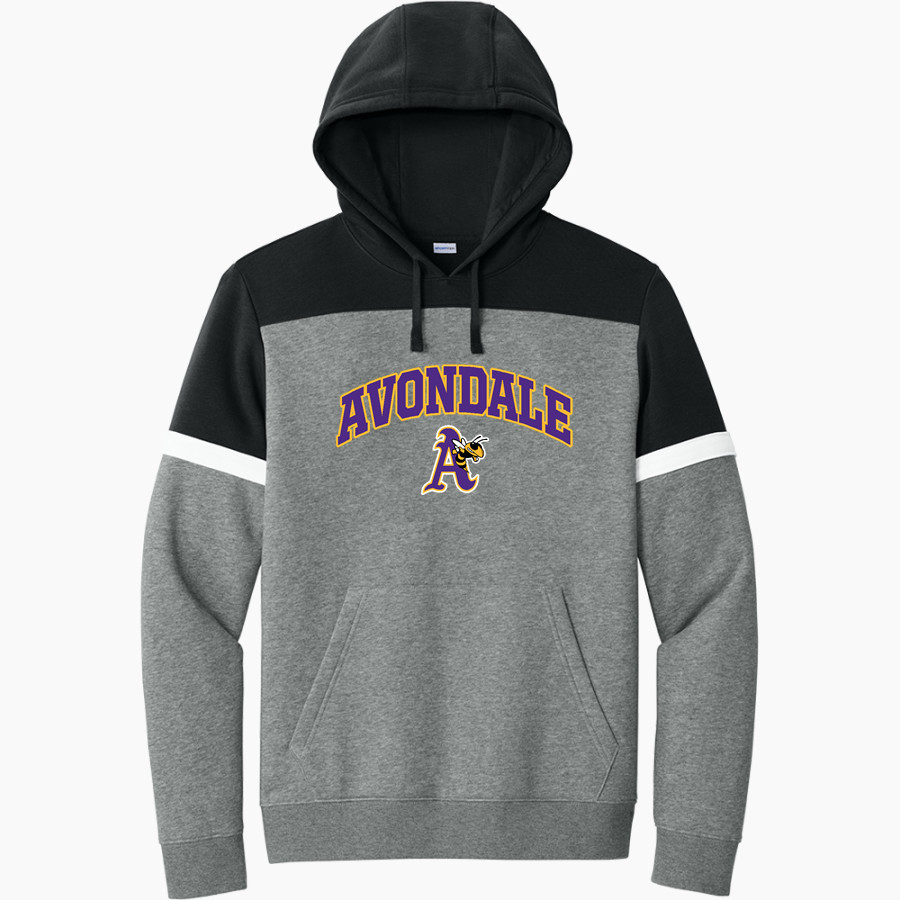 AVONDALE HIGH SCHOOL YELLOWJACKETS <span class="pdp-name-mascot">AVONDALE YELLOWJACKETS</span> Sport-Tek Men's Drive Fleece Colorblock Hoodie