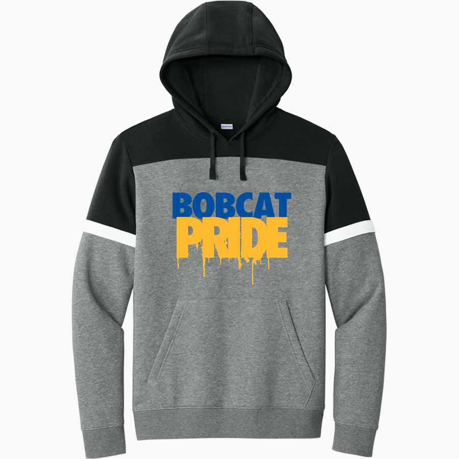 BACON ACADEMY BOBCATS Sport-Tek Men's Drive Fleece Colorblock Hoodie