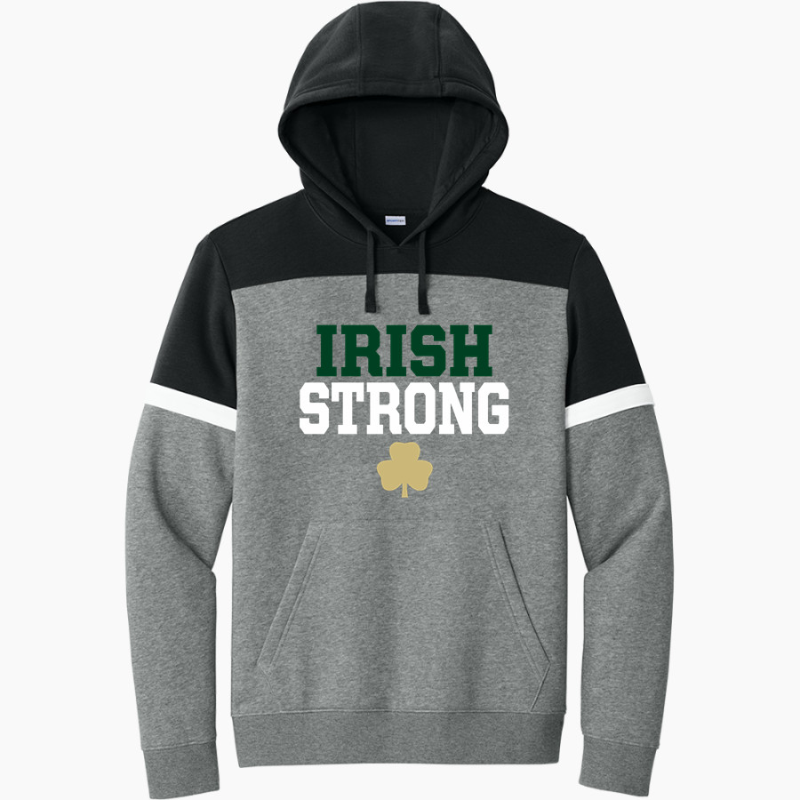 Notre Dame Irish <span class="pdp-name-mascot">Notre Dame Irish</span> Sport-Tek Men's Drive Fleece Colorblock Hoodie
