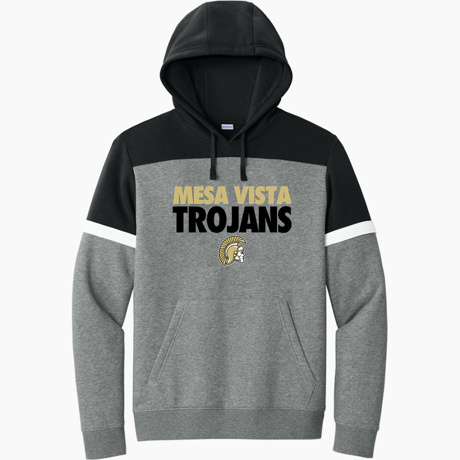 MESA VISTA HIGH SCHOOL TROJANS Sport-Tek Men's Drive Fleece Colorblock Hoodie