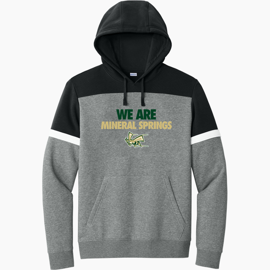 MINERAL SPRINGS HIGH SCHOOL HORNETS <span class="pdp-name-mascot">MINERAL SPRINGS HORNETS</span> Sport-Tek Men's Drive Fleece Colorblock Hoodie