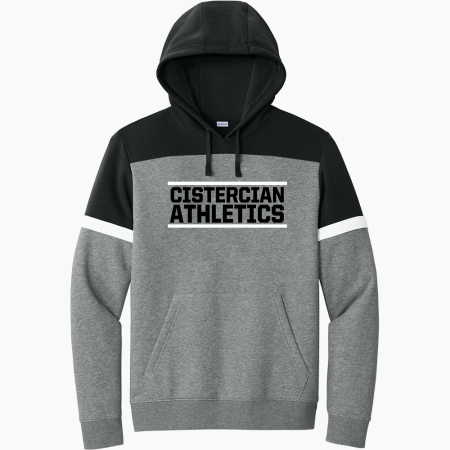 CISTERCIAN PREPARATORY SCHOOL HAWKS <span class="pdp-name-mascot">CISTERCIAN HAWKS</span> Sport-Tek Men's Drive Fleece Colorblock Hoodie