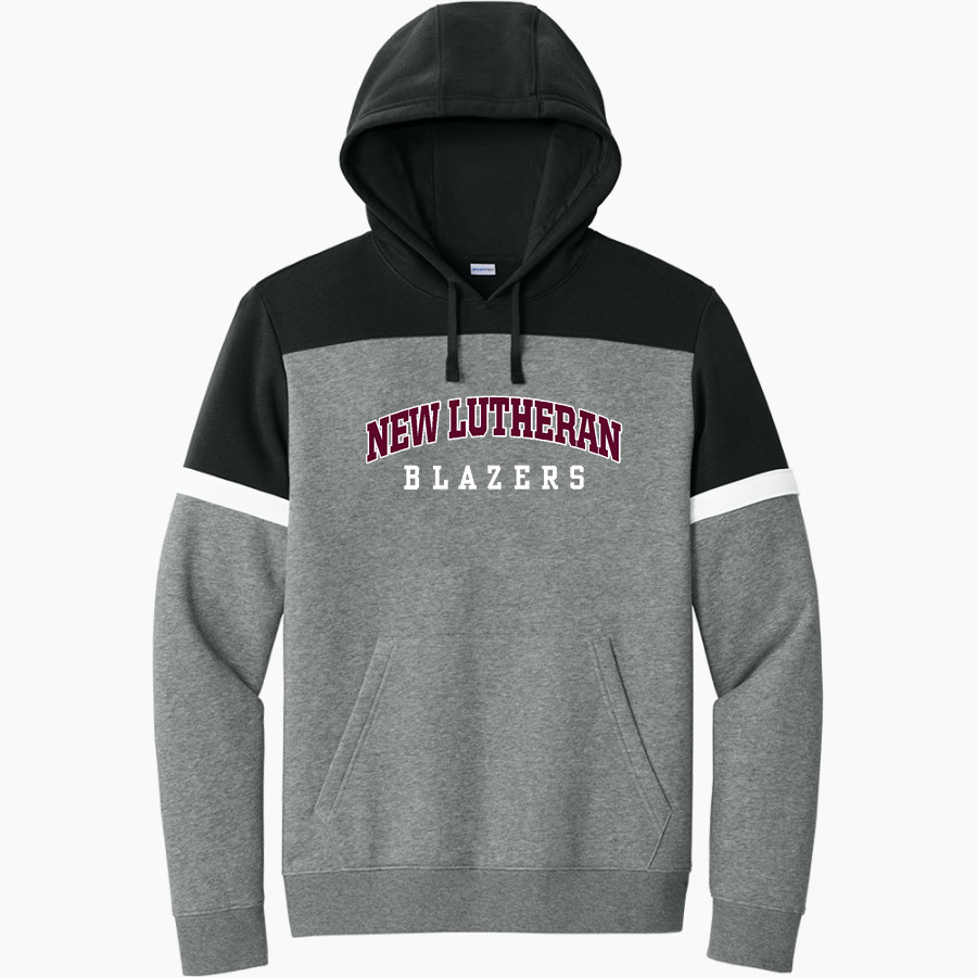 NEW Lutheran BLAZERS <span class="pdp-name-mascot">NORTHEASTERN WI LUTHERAN BLAZERS</span> Sport-Tek Men's Drive Fleece Colorblock Hoodie