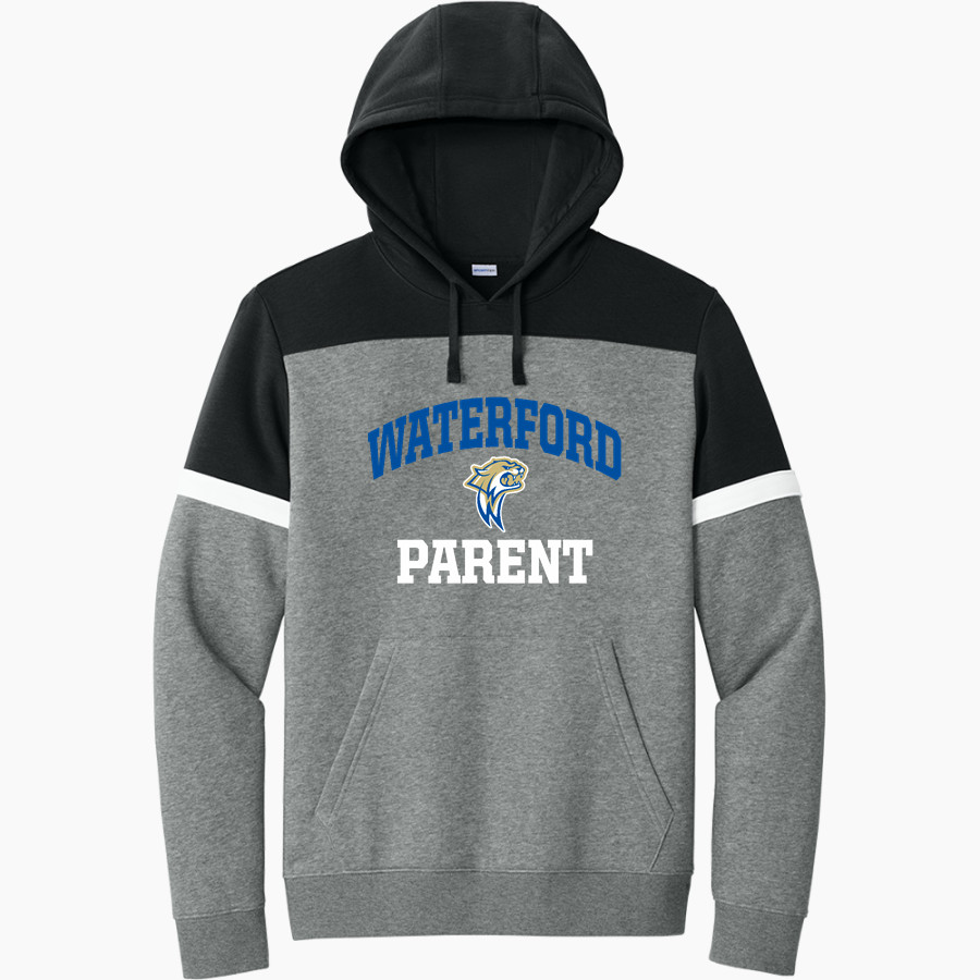 WATERFORD HIGH SCHOOL WILDCATS <span class="pdp-name-mascot">WATERFORD WILDCATS</span> Sport-Tek Men's Drive Fleece Colorblock Hoodie