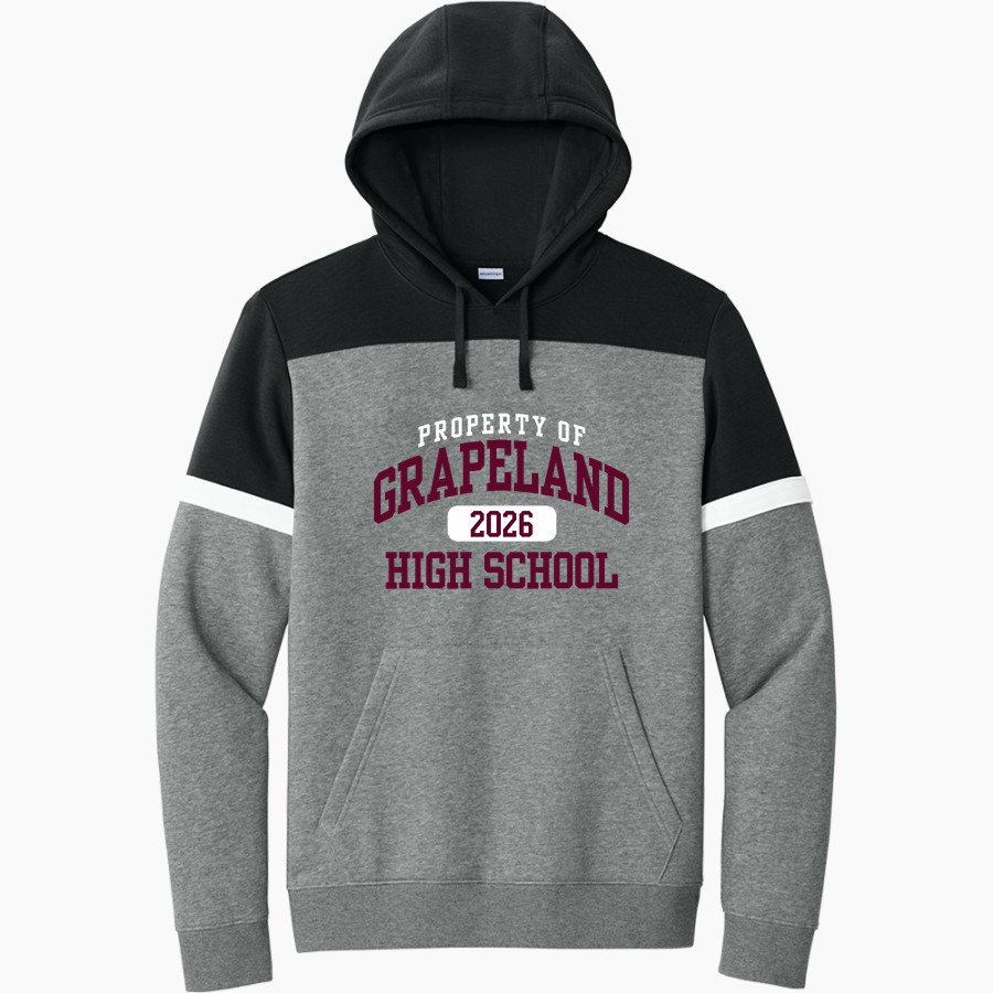 GRAPELAND HIGH SCHOOL SANDIES <span class="pdp-name-mascot">GRAPELAND SANDIES</span> Sport-Tek Men's Drive Fleece Colorblock Hoodie