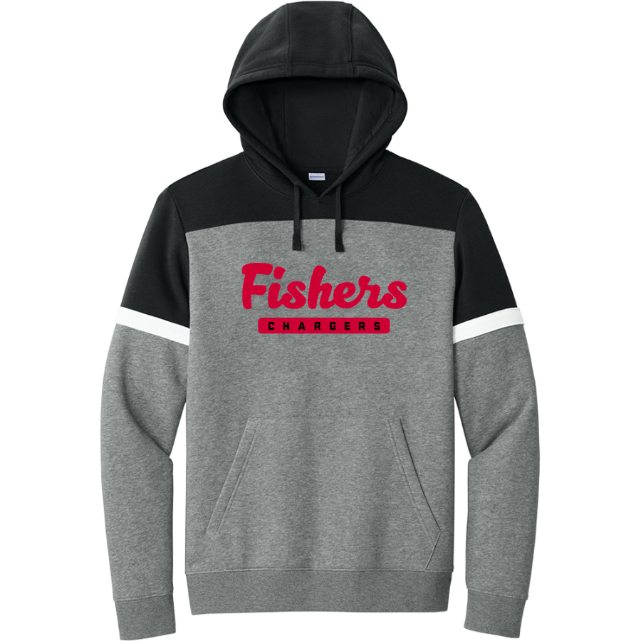 Fishers Chargers <span class="pdp-name-mascot">Fishers Chargers</span> Sport-Tek Men's Drive Fleece Colorblock Hoodie
