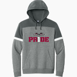 Transylvania University Official Store of the Pioneers <span class="pdp-name-mascot">Transylvania Pioneers</span> Sport-Tek Men's Drive Fleece Colorblock Hoodie Front Thumbnail