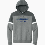 New Brunswick zebras prepare. empower. inspire. Sport-Tek Men's Drive Fleece Colorblock Hoodie Front Thumbnail