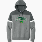 Unquowa Gators Sport-Tek Men's Drive Fleece Colorblock Hoodie Front Thumbnail