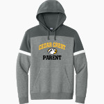 Cedar Crest Falcons Falcons Sport-Tek Men's Drive Fleece Colorblock Hoodie Front Thumbnail