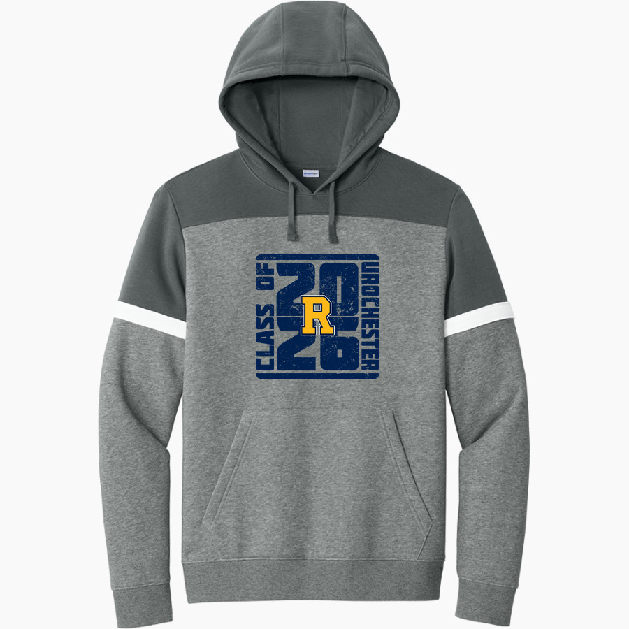 Rochester YellowJackets Sport-Tek Men's Drive Fleece Colorblock Hoodie