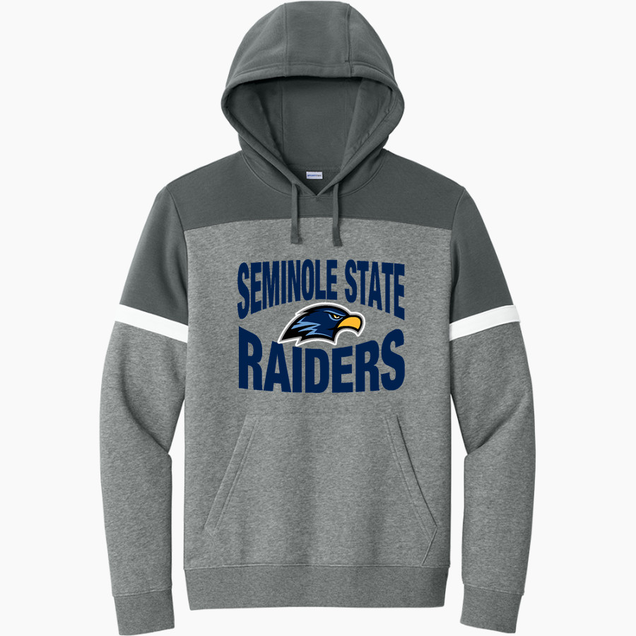 Seminole State College Raiders <span class="pdp-name-mascot">Seminole State Raiders</span> Sport-Tek Men's Drive Fleece Colorblock Hoodie