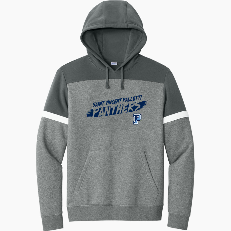 SAINT VINCENT PALLOTTI H S PANTHERS <span class="pdp-name-mascot">SAINT VINCENT PALLOTTI PANTHERS</span> Sport-Tek Men's Drive Fleece Colorblock Hoodie