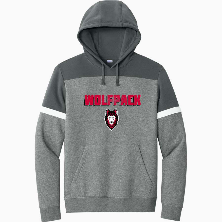 NORTH CENTRAL HIGH SCHOOL Wolfpack <span class="pdp-name-mascot">NORTH CENTRAL INDIANS</span> Sport-Tek Men's Drive Fleece Colorblock Hoodie