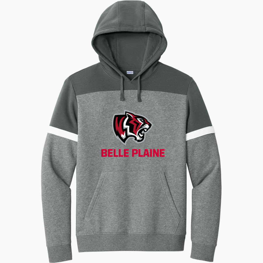 Belle Plaine Tigers <span class="pdp-name-mascot">Belle Plaine Tigers</span> Sport-Tek Men's Drive Fleece Colorblock Hoodie