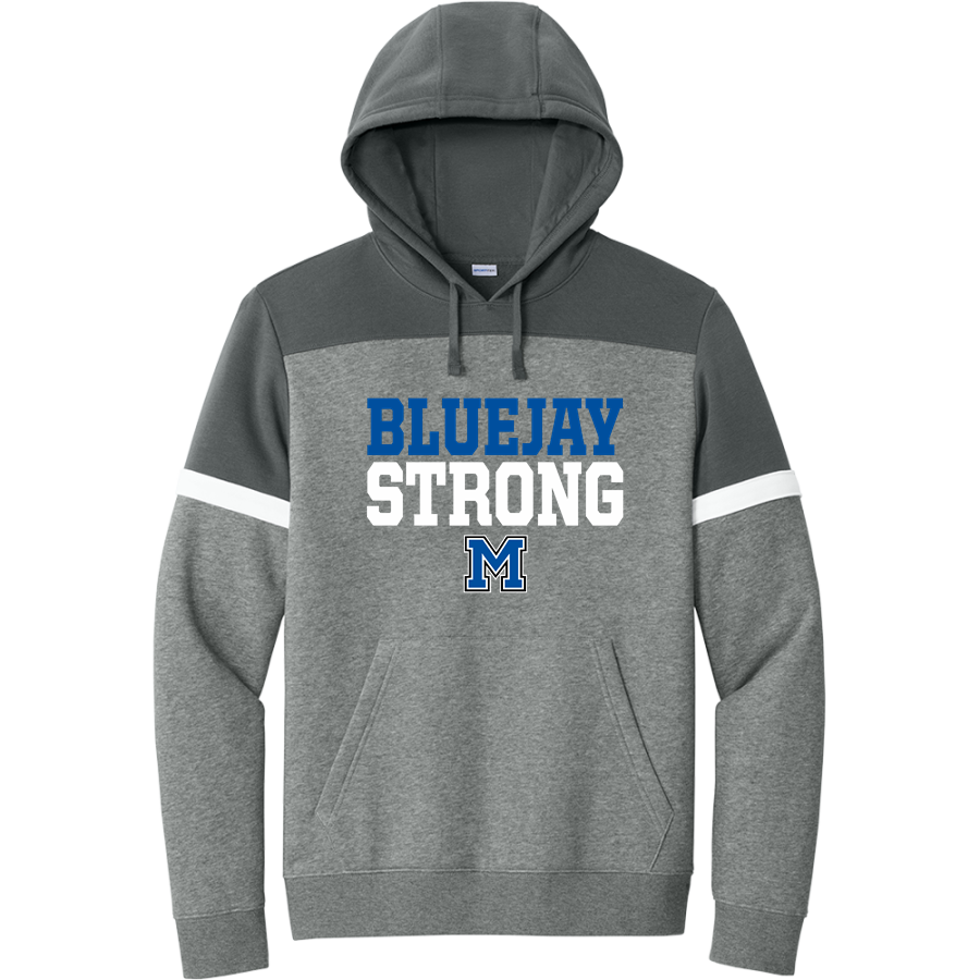 MANCOS HIGH SCHOOL BLUEJAYS <span class="pdp-name-mascot">MANCOS BLUEJAYS</span> Sport-Tek Men's Drive Fleece Colorblock Hoodie