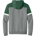 Evergreen Lutheran Eagles <span class="pdp-name-mascot">Evergreen Lutheran Eagles</span> Sport-Tek Men's Drive Fleece Colorblock Hoodie Back Thumbnail