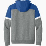 Central Christian Tigers Sport-Tek Men's Drive Fleece Colorblock Hoodie Back Thumbnail