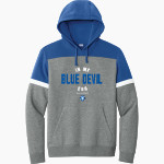 WILLIAMSTOWN HIGH SCHOOL BLUE DEVILS Sport-Tek Men's Drive Fleece Colorblock Hoodie Front Thumbnail