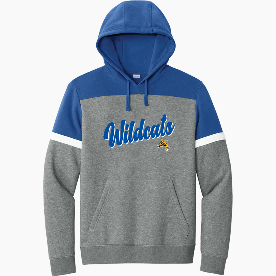 SHELBY VALLEY HIGH SCHOOL WILDCATS <span class="pdp-name-mascot">SHELBY VALLEY WILDCATS</span> Sport-Tek Men's Drive Fleece Colorblock Hoodie