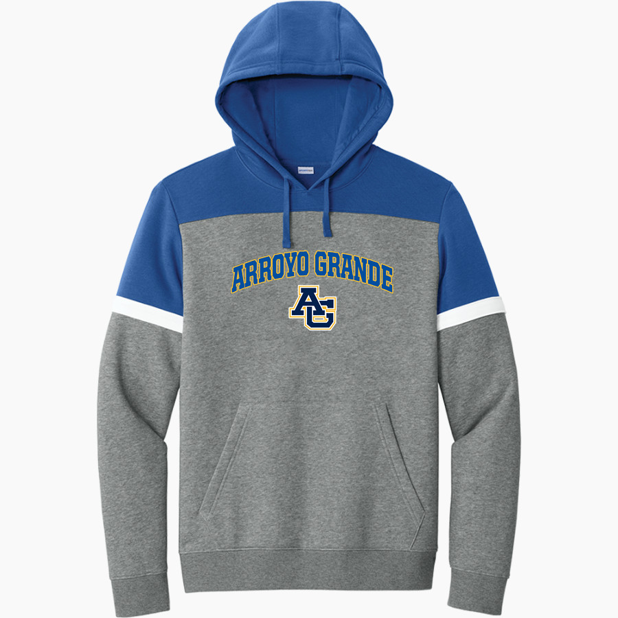 ARROYO GRANDE HIGH SCHOOL EAGLES <span class="pdp-name-mascot">ARROYO GRANDE EAGLES</span> Sport-Tek Men's Drive Fleece Colorblock Hoodie