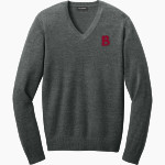 Benedictine University Mesa Redhawks Port Authority Men's Easy Care V-Neck Sweater Front Thumbnail