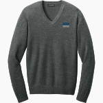 Aurora University Spartans Online Store <span class="pdp-name-mascot">Aurora Spartans</span> Port Authority Men's Easy Care V-Neck Sweater Front Thumbnail