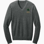 Bishop Feehan Shamrocks <span class="pdp-name-mascot">Bishop Feehan Shamrocks</span> Port Authority Men's Easy Care V-Neck Sweater Front Thumbnail