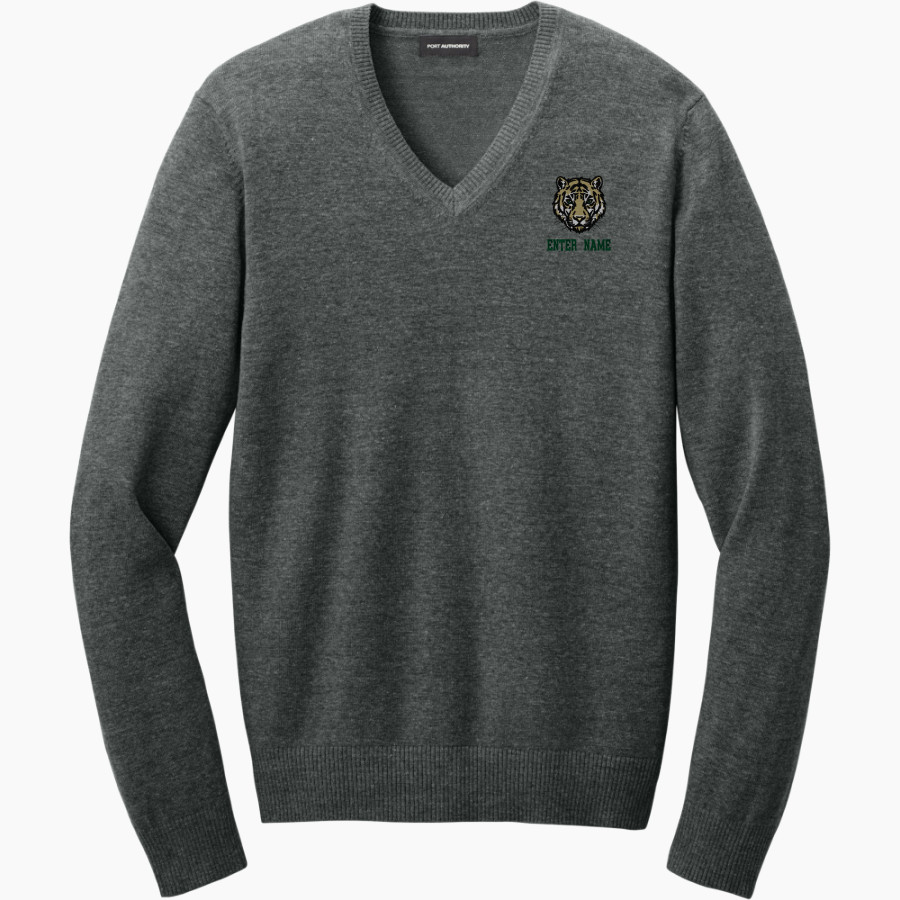 Westridge Tigers <span class="pdp-name-mascot">Westridge Tigers</span> Port Authority Men's Easy Care V-Neck Sweater